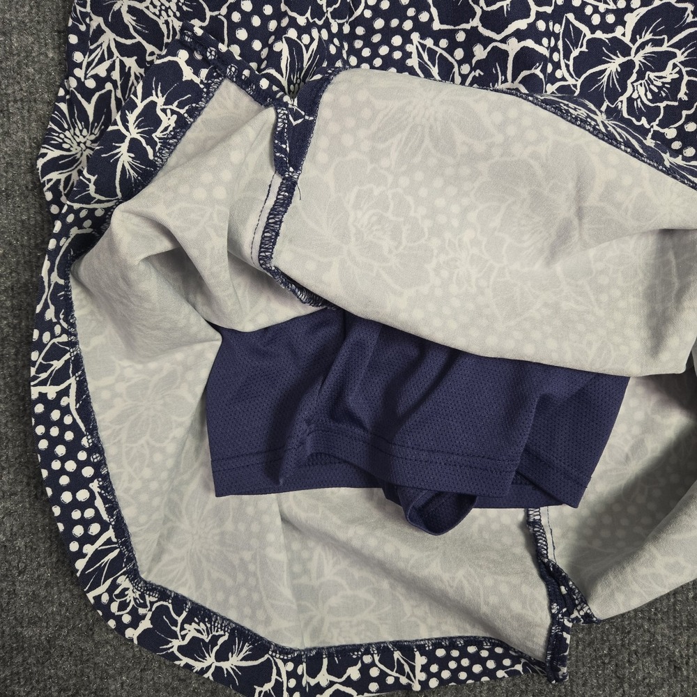 Rafaella Golf Skort Womens Small Blue Floral Stretch Skirt Pickleball Activewear - Picture 7 of 9